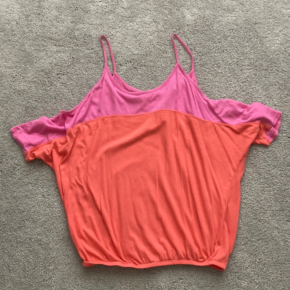 Victoria’s Secret Off the Shoulder Color Block Top